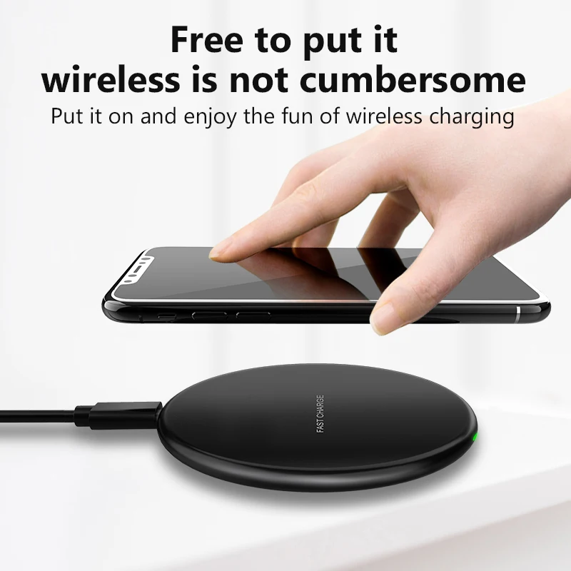 ! ACCEZZ 10 Вт Qi Беспроводное зарядное устройство Универсальный все смартфон для samsung
