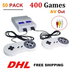 50 шт. Мини Классический Портативный игровой плеер семья ТВ игровая консоль детство встроенные 400 игры