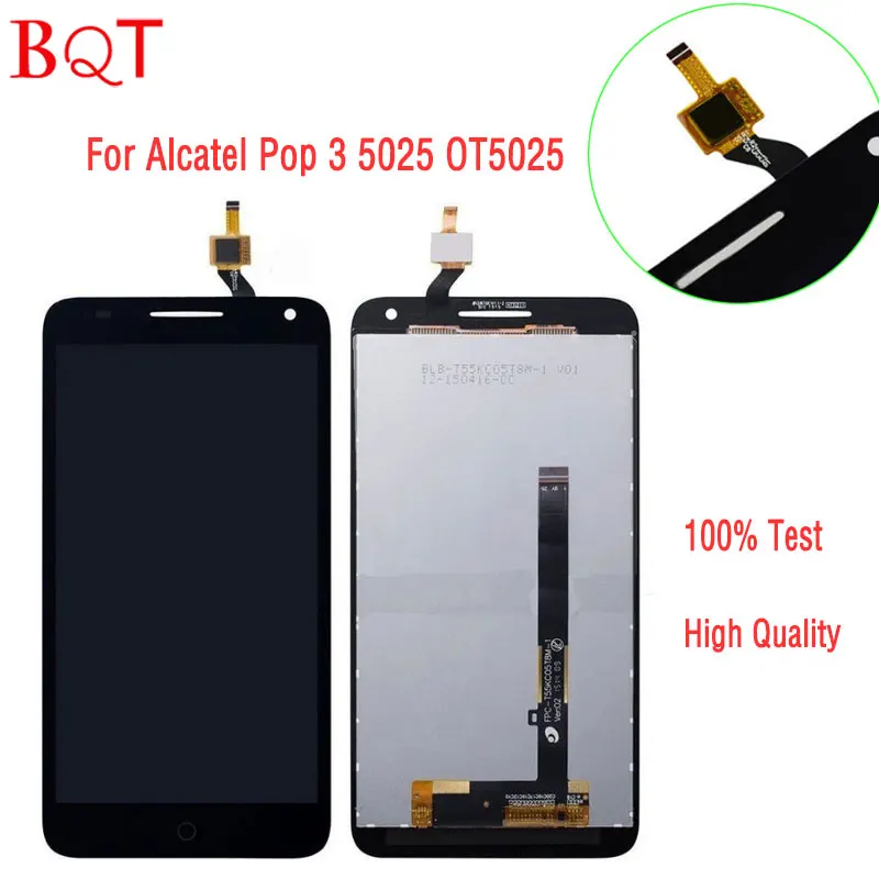 

Best Quality 5025D LCD For Alcatel One Touch Pop 3 5.5 OT5025 5025 LCD Display Touch Screen With Digitizer Full Assembly