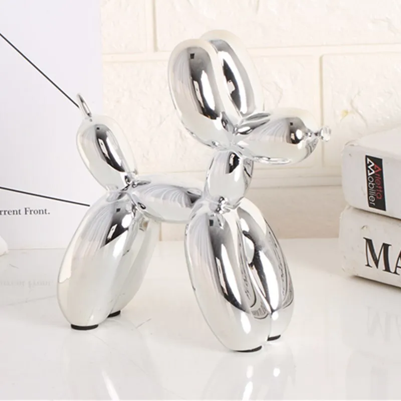 

Jeff Koon Balloon Dog Statue Resin Decoration Modern Fashion Simple Statue Home Decoration Accessorie Animal Statue