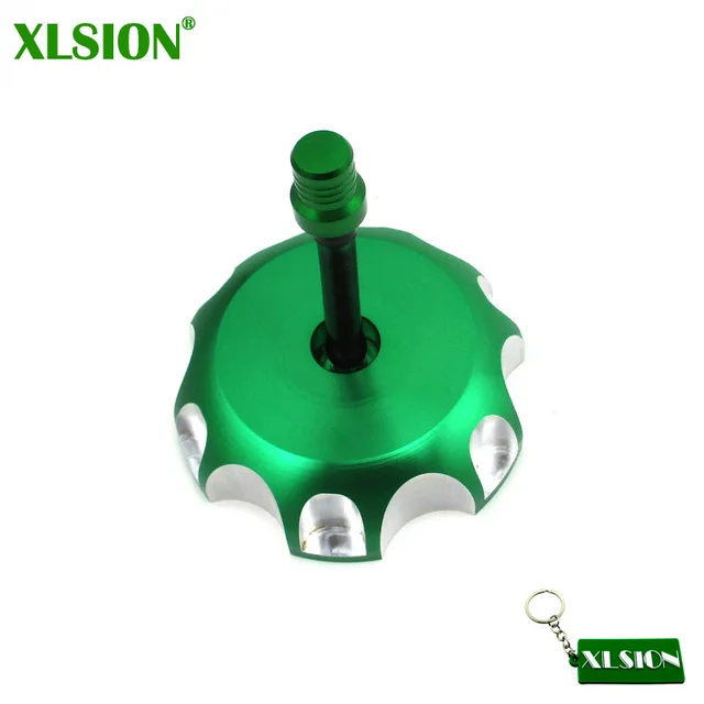 XLSION Motorcycle Gas Fuel Tank Cap Cover For Kawasaki KFX 450R 2008