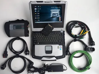 

MB STAR C4 SD Connect C4 scanner with SSD Software V2020.09 Plus Super Toughbook CF30 for car system testing diagnose sd c4