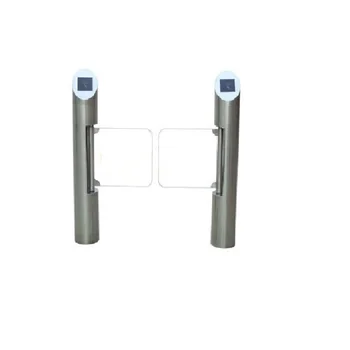 

supermarket access control swing barrier automatic speed turnstile gate be made of 304 stainless steel plate