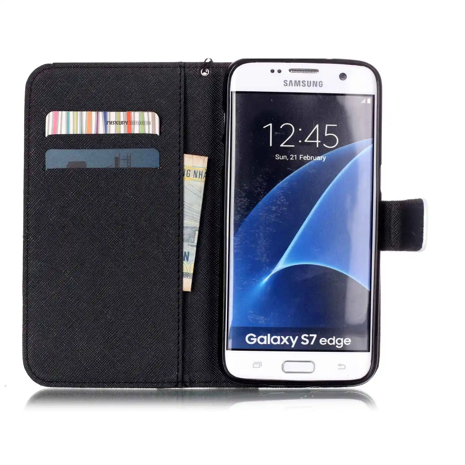 Phone Leather Cover for Samsung S 7 edge 7edge G935F SM G935F Flip Phone Leather Cover for Samsung S 7 edge 7edge G935F SM G935F Flip Case for Samsung Galaxy S7 Edge s7edge G935FD SM G935FD Bags in Flip Cases from