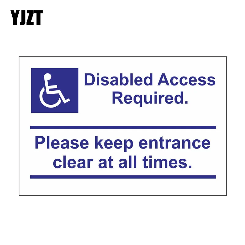 Disabled access. Disabled access