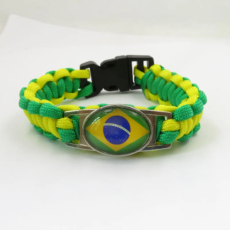 Amor brasil pulsera encanto brasil país pulseras moda brasil pulsera