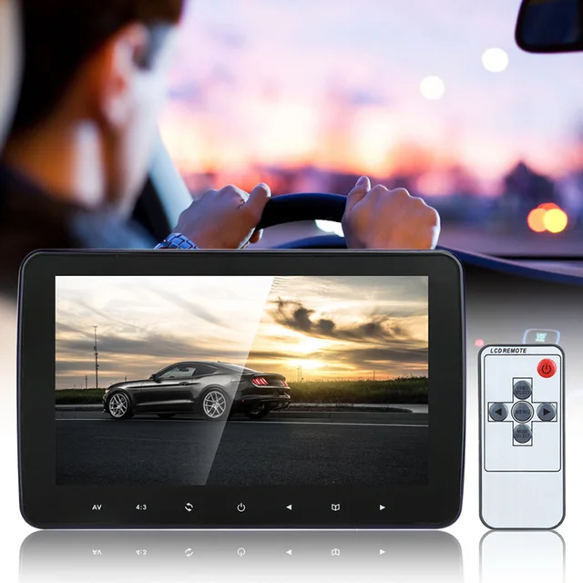 10" Universal Automobiles Monitor 7W 1024*600 HD Digital LCD Screen Car