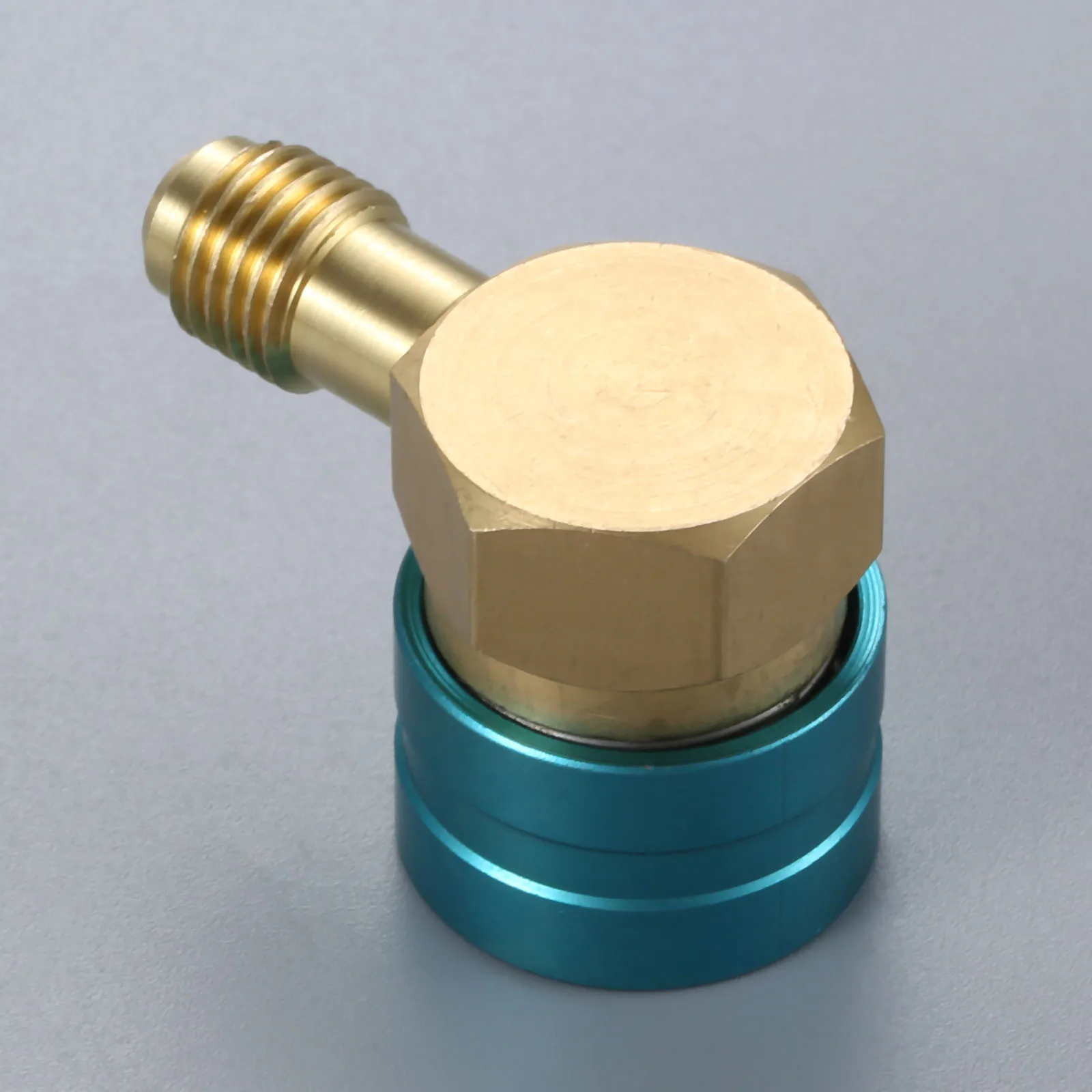 

R1234YF to R134A Hose Adapter Low Side R1234yf Quick Coupler 14 mm Female 1/4inch SAE Male