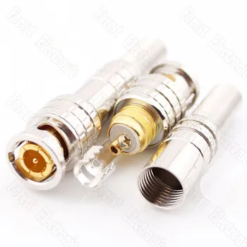 

50pcs/lot For Canare BNC Connector Cable TV Connector Gilded Increase Connector 75-5 Feed Welding