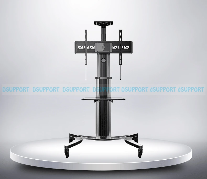 Мобильный ТВ тележки напольная подставка для ЖК-дисплей светодиодный плазменный телевизор панелей стенд с колесами мобильный подходит для 32-65 дюймов Макс Поддержка 45 кг