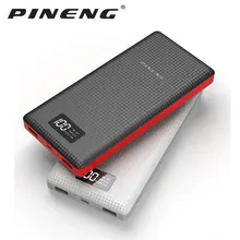 Power bank PINENG PN969 /20000mAh Dual USB External Mobile Battery Charger Li-Polymer For phone power bank 3000mah 5v li polymer battery mobile power bank blue