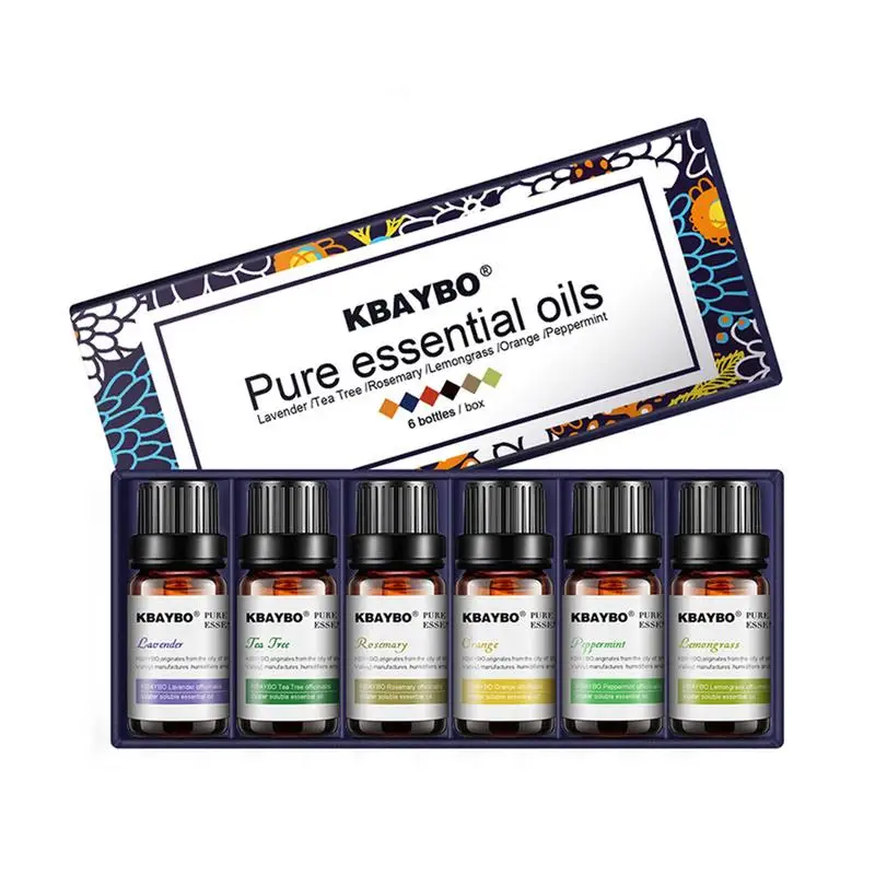 10ml Orange Green Tea Mint Plant Essential Oil Natural Aromatherapy Fragrance Humidifier Water Soluble Massage Essential 2