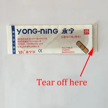 100pcs/Pack Woundplast Band Aid Sterile Haemostasis Adhesive Bandage Stickers First Aid Kit FI-19ING