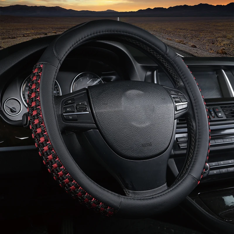 

camouflage color 38-40cm universal fit steering wheel cover car auto accessories free shipping