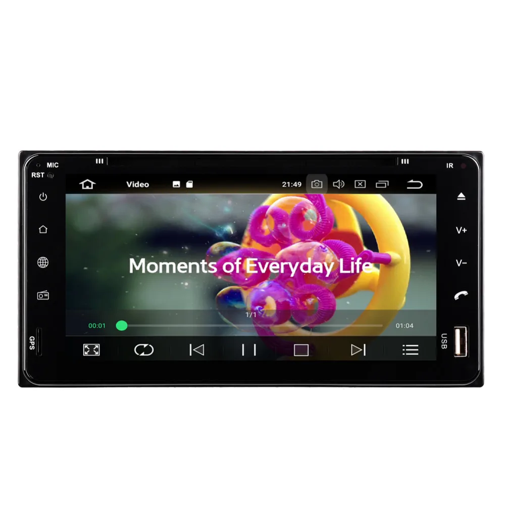 8 Core Android 8.0 Car PC GPS Head Unit Universal Model For Toyota Fortuner Corolla Vios Yaris Hilux CD DVD Player Stereo Radio |