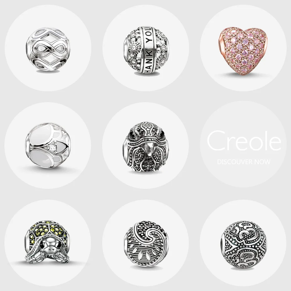 

Eternity Thank You Heart Lotus Eagle Turtle Maori OM Charm Beads,2019 New Fashion 925 Sterling silver Jewelry Gift for Women Man