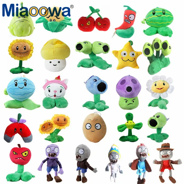 Special Price 26 Style Game Simulation Plants vs Zombies Plush Toys Plants vs Zombies Soft Stuffed Plush Toys Doll Baby Toy for Kids Gifts 