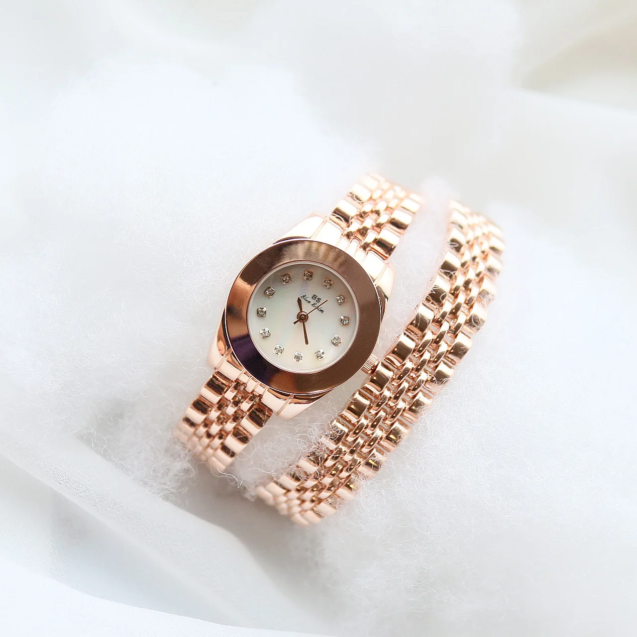 Высококачественные часы в форме змеи, полностью бриллиантовые женские часы, брендовые модные часы, женские роскошные часы из розового золота, наручные часы, reloj