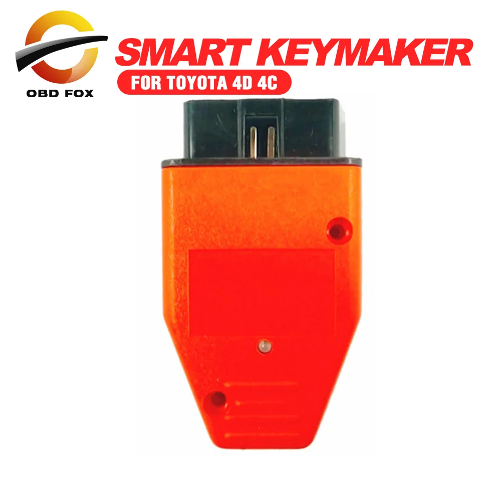 

For Toyota Smart Key maker 4C 4D chip For Toyota Smart Keymaker OBD2 Eobd TRANSPONDER KEY PROGRAMMER 10pcs/lot free shipping