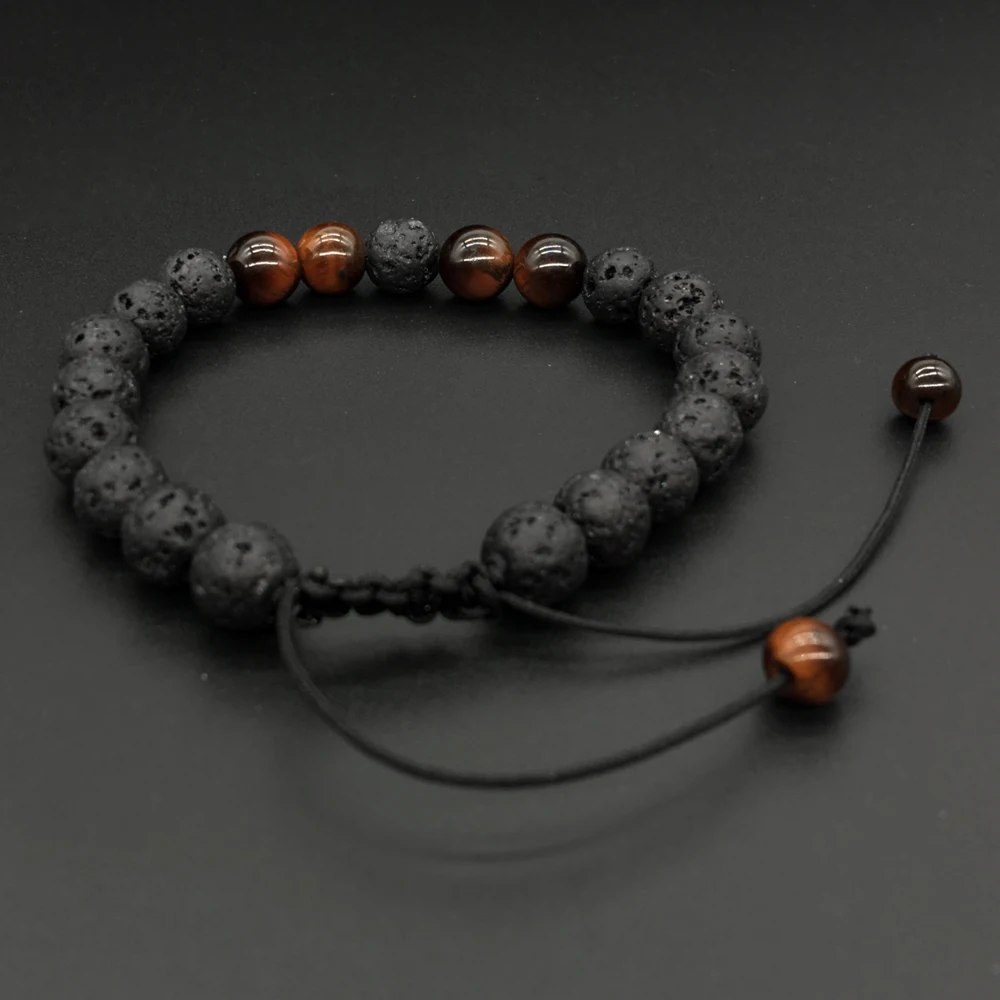 lava stone bracelet 0083