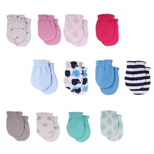 Супер мягкие детские перчатки из хлопка, всесезонные перчатки для новорожденных, защитные перчатки и варежки, Детские аксессуары, детская одежда