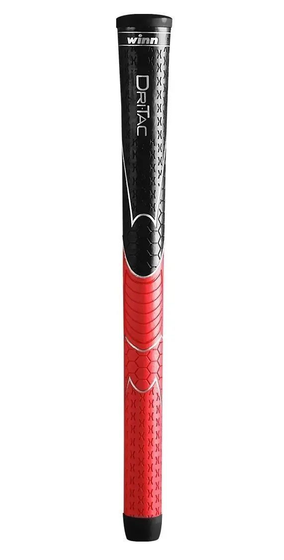 10 WINN DRITAC AVS стандартная черная/Красная рукоятка для гольфа. 5DT-BRD