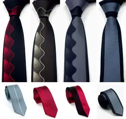 Для мужчин s галстук 148-6 см узкий галстук Для мужчин; ежедневный галстук строгое украшение на шею подарки для Для мужчин галстуки с принтом