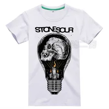 6 видов конструкций Stone Sour в роковом стиле мужская рубашка 3D фитнес тяжелый рок heavy Metal хлопковая белая футболка с принтами «рокер уличная одежда для катания на скейтборде