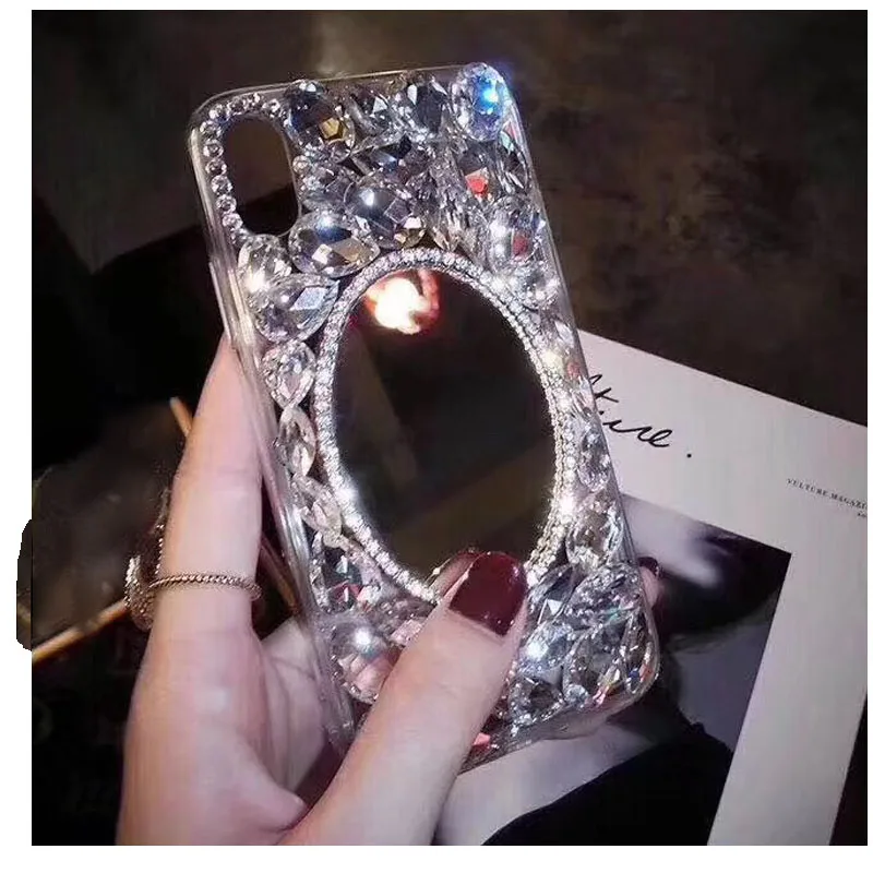 

Luxury Case for Sumsung Galaxy S10 S9 S8 S7 S6 NOTE 8 9 Crystal Rhinestone Diamond Bling Phone Cover For iPhone 5S 6 6S 7 8 PLUS