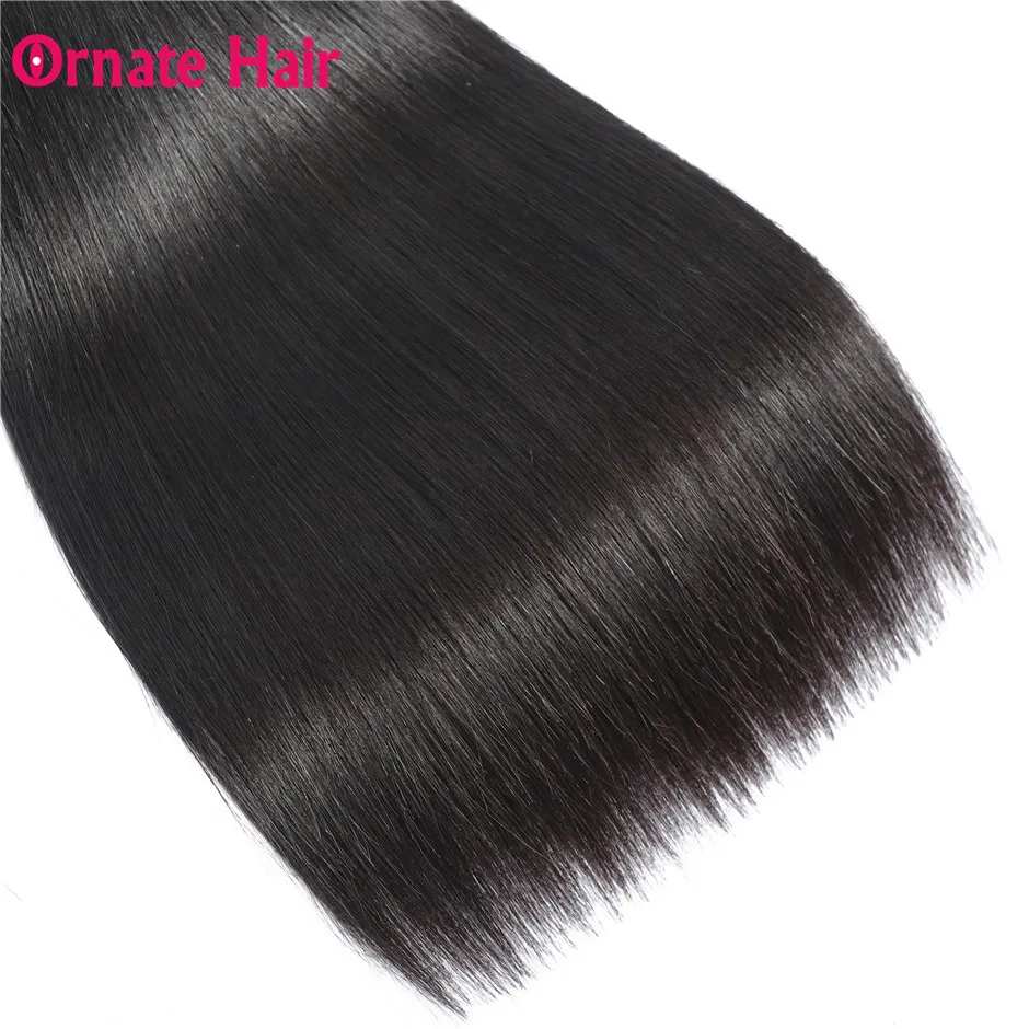 Ornate Brazilian Straight Hair Bundles With Frontal Non Remy Human Hair Bundles With Closure 13X4 Lace Frontal With Hair Bundles Ornate Brazilian Straight Hair Bundles With Frontal Non Remy Human Hair Bundles With Closure 13X4 Lace Frontal With Hair Bundles