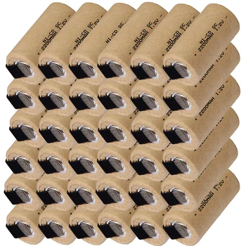 

Fast delivery 30 pcs SC battery 1.2v 2200mah SUBC batteries nicd power tools for dewalt for bosch for hitachi for metabo