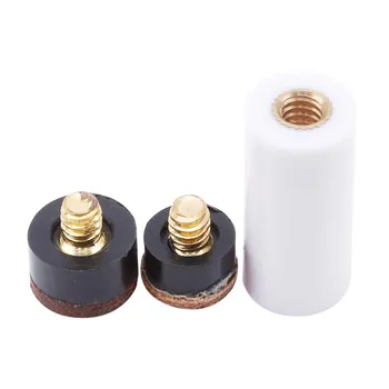 

10pcs Packed Ferrules Hot Sale Screw-on tip Quality Billiard Replacement Parts 10mm 12mm Billiards Accessories
