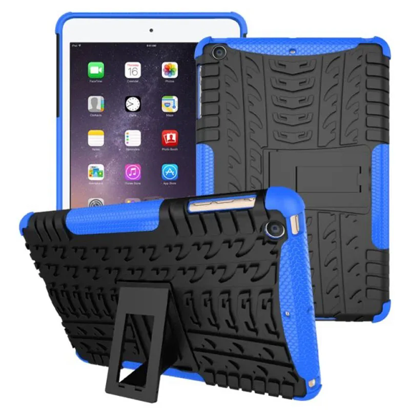  For Apple iPad Mini 1 2 3 Pad Cover TPU PC Wallet Stand Pouch Bag Protective Armor Shell For Apple iPad Mini 1 2 3 Tablet Case 