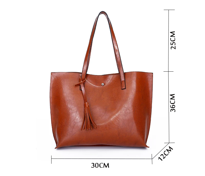 Новые простые винтажные масляные воск женские кожаные сумки короткие assel сумки на плечо большой емкости роскошные сумки tote дизайн