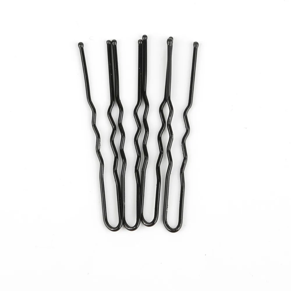 الأسود 30-50 قطعة الصلب الفرنسية الشعر Braider أداة جديلة الزفاف المشابك الشعر الثابتة تويست تصفيف صانع رباط شعر اكسسوارات