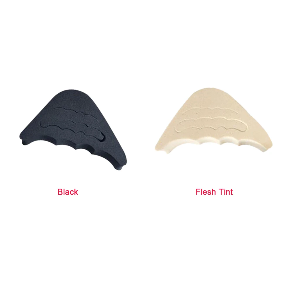 1 Pair Rubber Women Forefoot Insert Toe Plug High Heel Toe Pad Cushioning Pain Toe Protector Big Shoe Front Filling Adjuster
