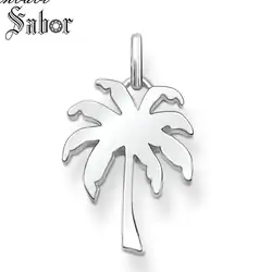 Кулон Кокосовая пальма 925 пробы серебро для Для женщин подарок Jewelry подвеска Украшение ожерелье Томас