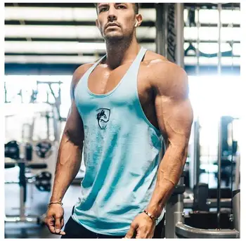 

ALPHALETE 2019 Beach Fashion Gyms Tank Top Men Cotton Sleeveless Hawaiian Summer Singlets Undershirt Brand Vest Male Tops