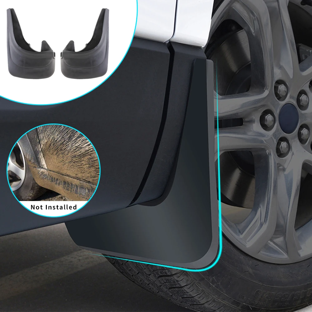 

2Pcs Universal Car Auto Van Mud Flaps Mudflaps Wheel Fender Flares Sludge Mire Splash Guards Cover Front Rear
