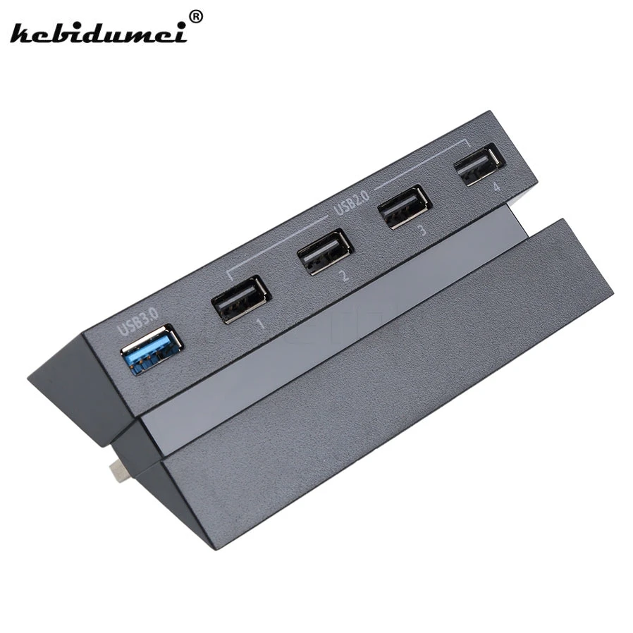 Высокая Скорость 5 Порты USB 3 0 док-станция 2 удлинитель адаптер для Playstation 4 PS4