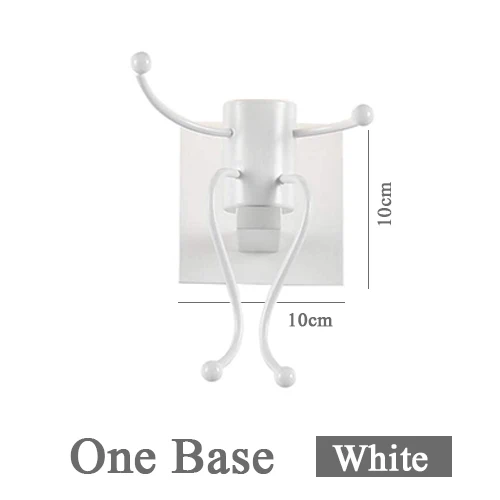 Украшение комнаты светодиодный настенный светильник робот человек Темный проект для деревенского дома ниша настенный креативный детский Лофт кровать лампа - Цвет абажура: One base White