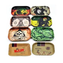 

Durable Metal Storage Tray Snack Dried Fruit Storage Organizer Dessert Food Plate Rectangle Rolling Trays Decorative Dish Tray