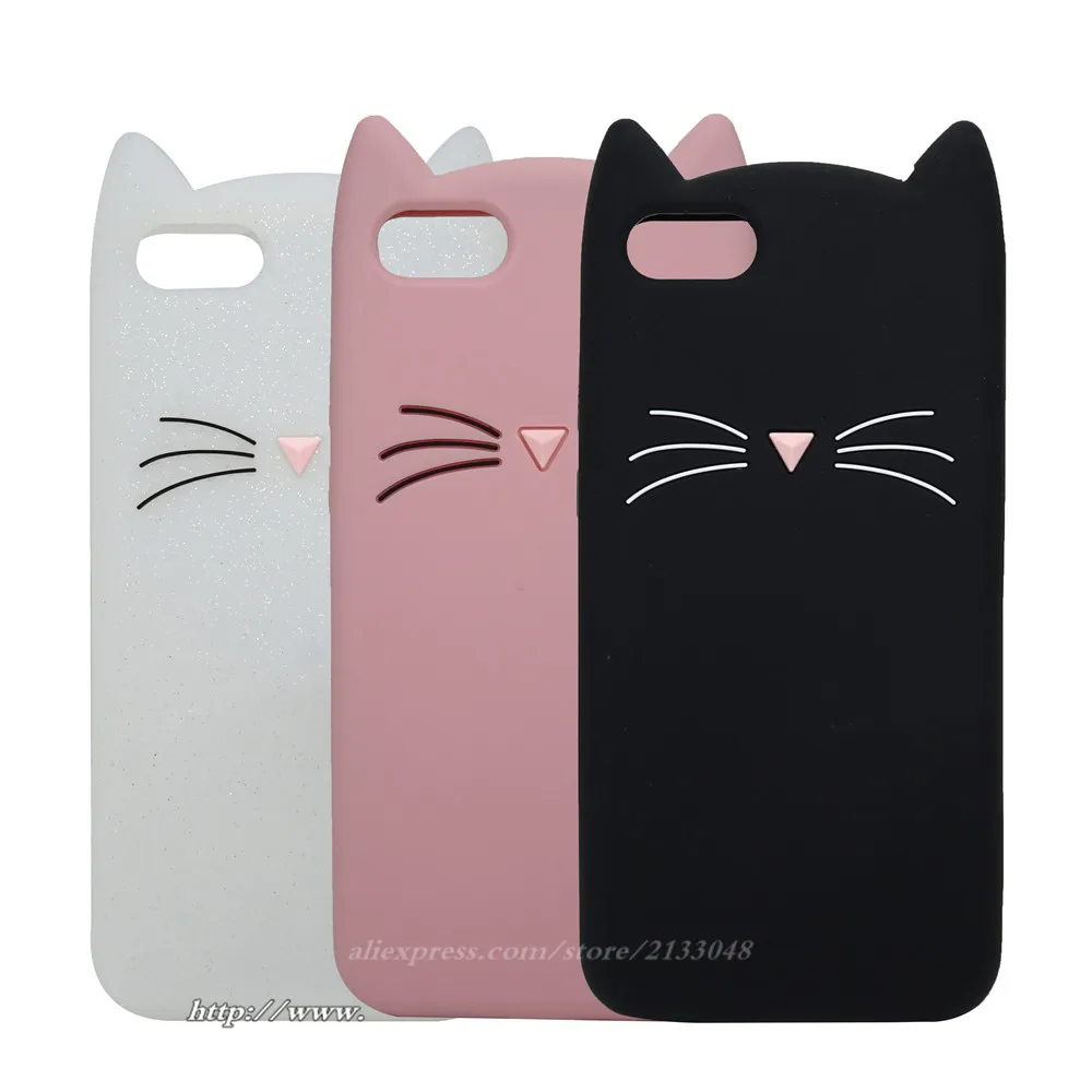

Soft Silicon Cover For Huawei Y5 2018 Case 3D Cartoon smile Cat Case Cases for Huawei Y5 Prime 2018 Back Phone Cover 5.45"