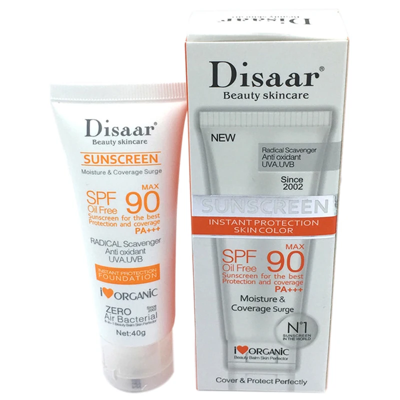 

Disaar Skincare Facial Sunscreen With Long Lasting Waterproof Concealer Bb Cream Control Oil Antioxidant Sunscreen Spf90++ Sun