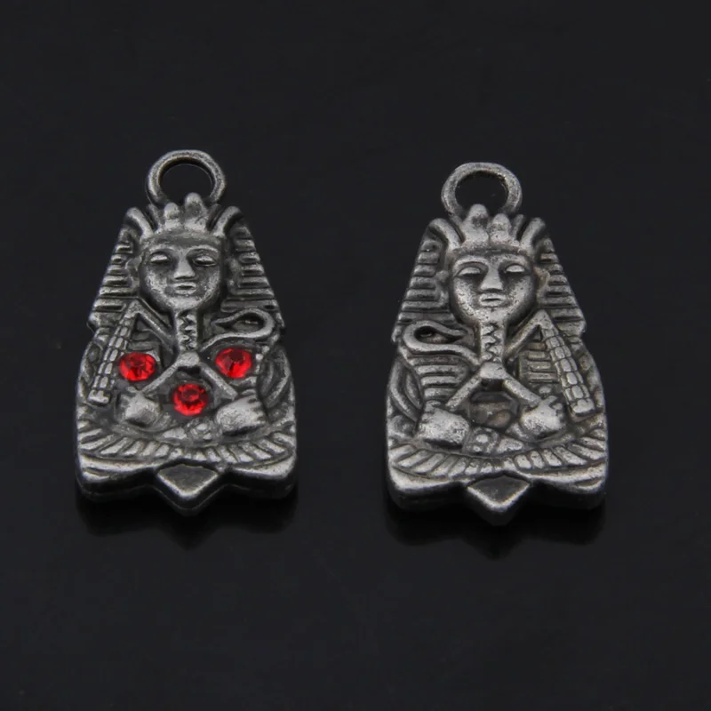 20pcs/lot Ancient Tin Ancient Egypt Charms,Zinc Alloy Vintage Crystal