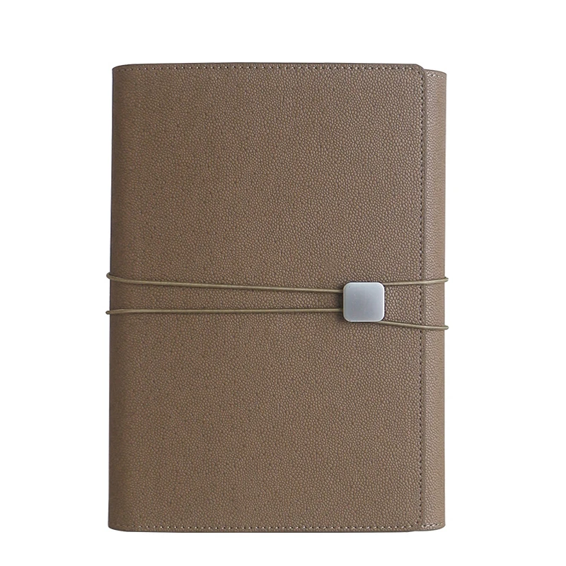 A5 Office Planner Business Notebook School Stationery Supplies Loose-leaf Notebook Agenda Planner Organizer Bullet Journal - Цвет: Light Brown