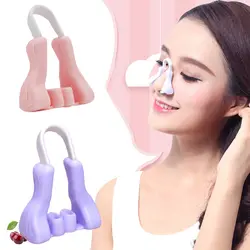 1 шт Силикона Формирование подъемные нос клип Красота Профессиональный для проблемы с дыханием Портативный Новая мода зажимы для носа