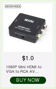 1080 P Mini HDMI к VGA RCA AV композитный адаптер конвертер с 3,5 мм аудио кабель VGA2AV/CVBS + аудио к ПК преобразователь ТВЧ-сигналов