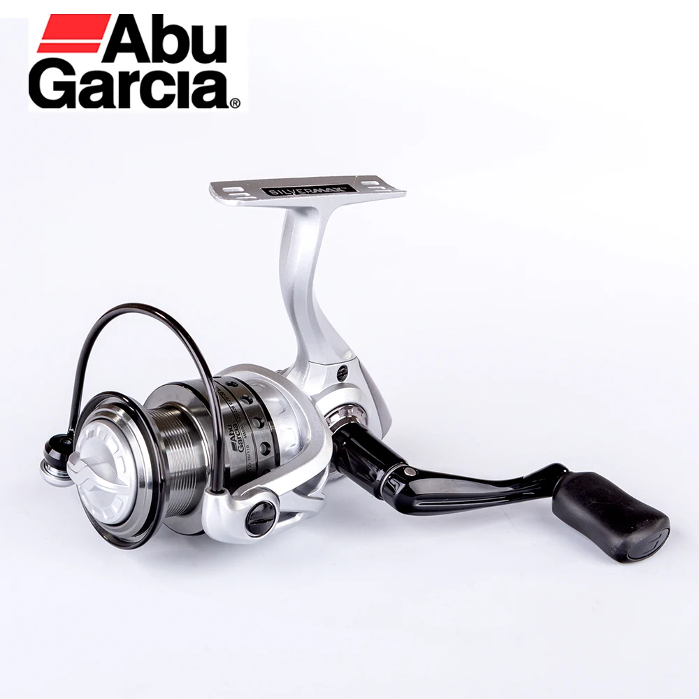 

Abu Garcia Silver Max 6 Bearings 5.1:1 Spin Wheel Lightweight Graphite Aluminum Spool Anti-Reverse Bearing SMAX Spinning Reel