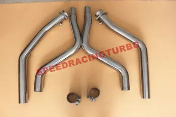 

Stainless Racing Exhaust X/Y-Pipe Downpipe For Ford Mustang S197 Ii 3.7 V6 11-14